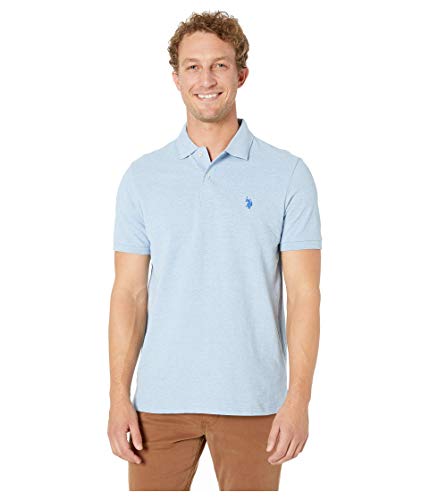 Image of U.S. POLO ASSN. Men Cotton Regular Fit Solid Polo With Small Pony