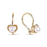 14 Karat Rotgold Haken-Ohrringe