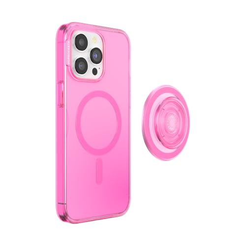 Funda iPhone 15 Pro Max compatible con carga inalámbrica y soporte PopSockets 4