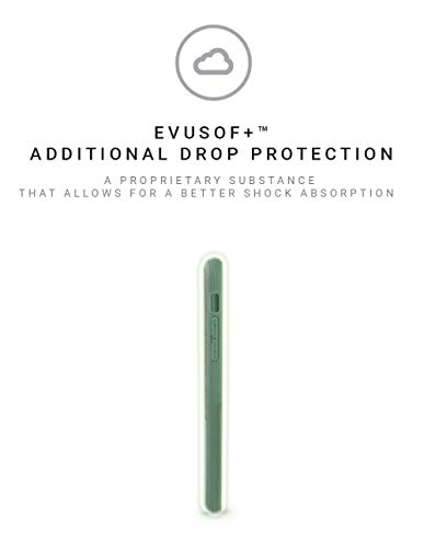 Evutec Compatible With Iphone 6 Plus/6S Plus/7 Plus/8 Plus Unique Heavy Duty Case Premium Leather + Tpu Shockproof Interior Slim Protective Phone Cover- Chroma/Sage With Afix+ Vent Mount #TOP4