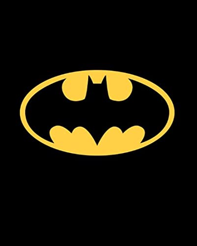 BrandMac Batman - Manta (forro polar, 100 x 140 cm), diseño de murciélagos, color negro y amarillo Cover