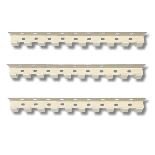 Image of Qlarity Covers PVC Curtain Mount Hanger for Curtain Strips | Size-60 (20X20X20) 3pcs Inch Wide Hanger | Durable Brackets Suitable for Cold Storage /Office /Balcony(Strips are Not Included in Package)