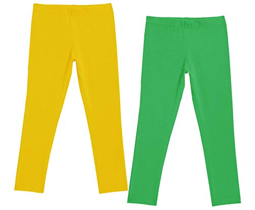 Image of KAYU Girl's Full Length Cotton Leggings Pants Pack of 2