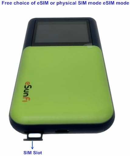 Bottom view of the Sunhans SHFiEL62 router showing the SIM card slot