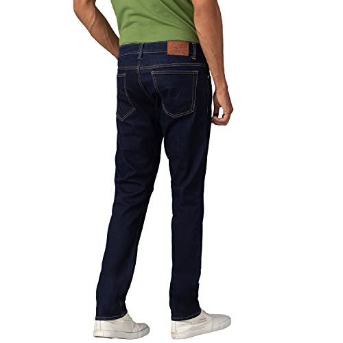 Image of Spykar Mid Tone Wash Cotton Skinny Fit Mens Jeans (S21KN-01BA-06RO-P)