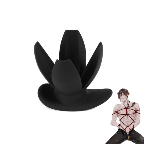 Svart vattentät muskelavslappnare för kroppen med fyra an-âl PL-ùg-öppningar, träningsredskap Blossom