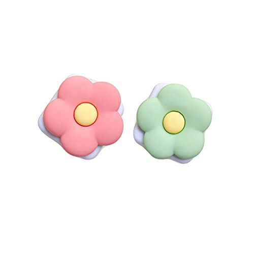 ARFUKA Soporte Universal para Anillo de teléfono con diseño de Flores, Agarre expandible con Espejo Integrado para teléfonos y tabletas, Compatible con Todos los teléfonos Inteligentes, Paquete de 2