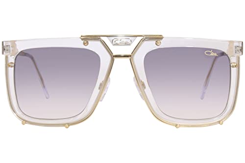 Cazal Legends 648 003 Sunglasses Men's Gold Plated/Transparent/Grey Grad. 56mm, Lens-56 Bridge-25 B-46 ED-60 Temple-1472
