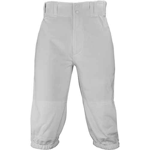 Marucci Sports - Youth Tapered Double-Knit Short Baseball Pant, White, Youth XX-Large
