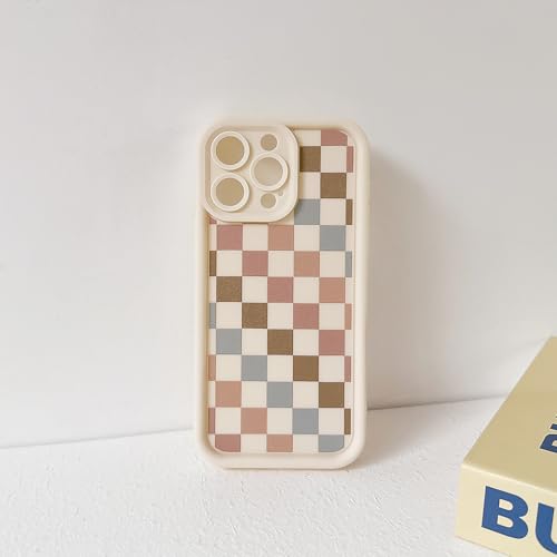 Lovmooful for iPhone 13 Pro Case Cute Checkerboard Plaid-Multicolor by Lovmooful - Used condition - Image 4
