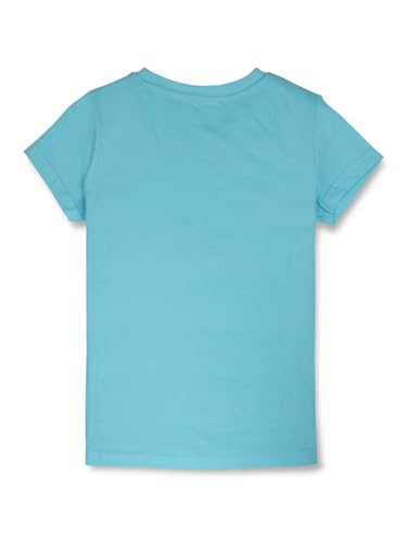 Image of Gini & Jony Girls Printed Cotton Round Neck Half Sleeve Knits Top