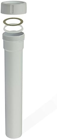 Universal Tauchrohr 30cm Für Siphon - Edelstahl Abflussrohr Verlängerung Mit Dichtung