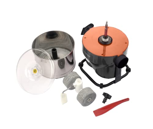 Sowbaghya Plastic Shree 2 L Wet Grinder (Tilting Model) with Attachments | Table Top Heavy Duty Motor | for All Kinds of Batter for South Indian Dishes (Grey)
