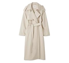 Amazon | [ミラオーウェン] 共ベルト付憲章デザイントレンチ