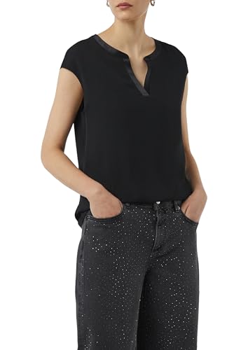 Comma Damen Shirt 2159283 9999 Black 36