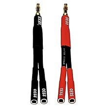 CNCESS CESS-142x2 Banana Plug Splitter 2-in 1-Out, 2-Pack