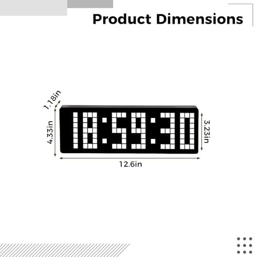 Minuteur LED pixel et compte à rebours programmable - 5