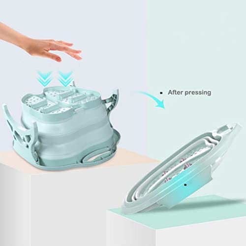 Spa de pies plegable cubeta masaje con agua caliente miniatura 6
