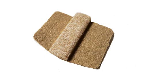 Super Big Clearance! Nassco Wrap Around Floor Savers - 1-7/8"x 2-3/8" Beige - 100 Pack