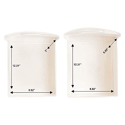 Homz Plastic 5 Clear Drawer Medium Home Organization Storage Container Tower With 3 Large Drawers And 2 Small Drawers, Black Frame, 2 Pack #TOP5