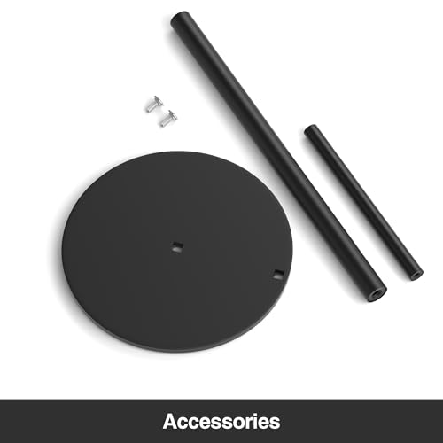 Image of Paper Towel Holder Black, Premium Stainless Steel Kitchen Roll Dispenser, Countertop Roll Organizer with Weighted Base