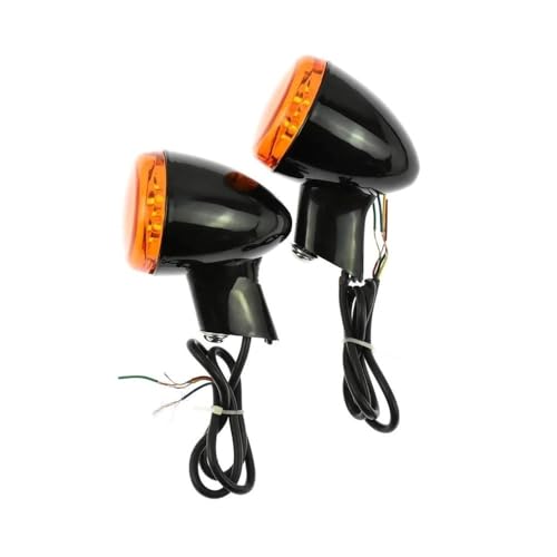 Luces señales de giro con soportes metálicos antivibración para motos Sportster XL 883 y 1200 6