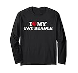 Photo Gallery i love my fat beagle maglia a manica Photo Gallery i love my fat beagle maglia a manica