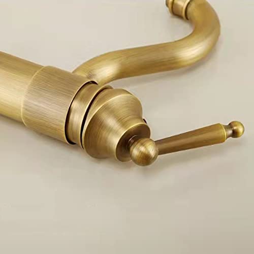 Robinet d'évier en laiton antique pour une cuisine d'été conviviale - 4