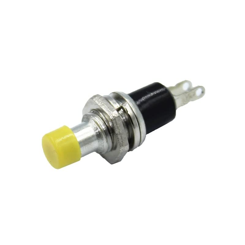 Micro interrupteur PBS-110 7mm bouton-poussoir momentané jaune