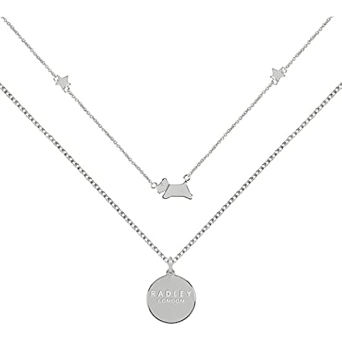RADLEY Silver Plated Dog and Stars Necklace Cover