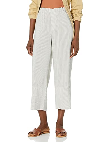 Vince Women's Striped Pull on Cropped Pant