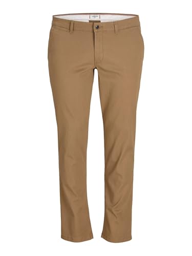 JACK & JONES Herren Jpstmarco Jjdave Lc Noos Pls Chino-Hose, Otter, 48W / 32L EU JACK & JONES Herren Jpstmarco Jjdave Lc Noos Pls Chino-Hose, Otter, 48W / 32L EU