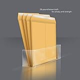 Amazon Basics Catalog Mailing Envelopes, Peel & Seal, 10x13 Inch, Brown Kraft, 100-Pack