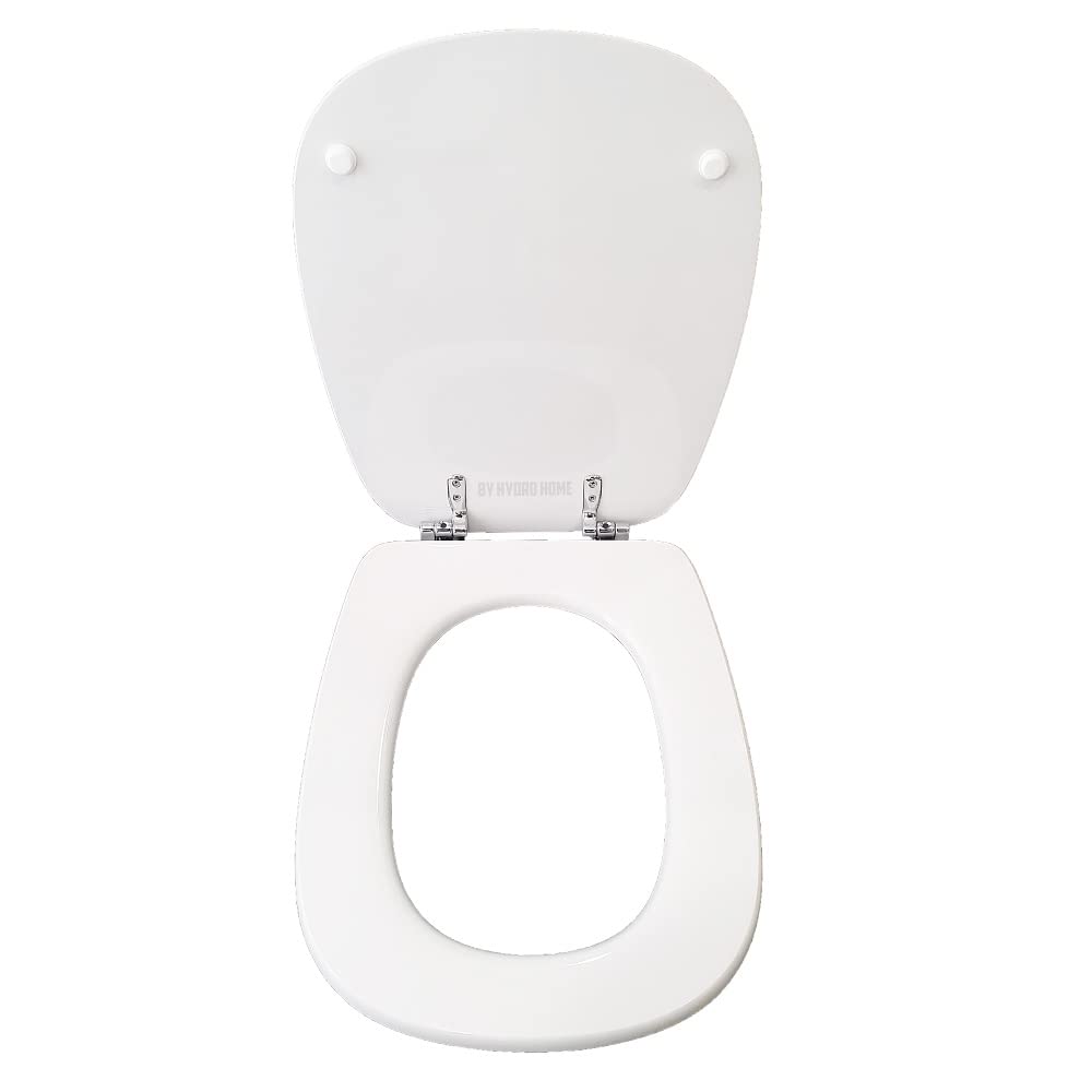 Toilettensitz Top Qualität wie Original Arolla Laufen Holz beschichtet mit Polyesterharz weiß by HYDRO HOME