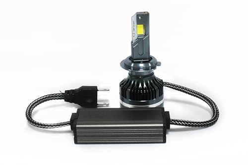 Image of Oshotto M7 Series H7 /H18 430 Watt (215W+215W) LED Headlight /Foglight Bulb, 40000Lumens 6500K Cool White, with 2 Year Warranty (Pack of 2)