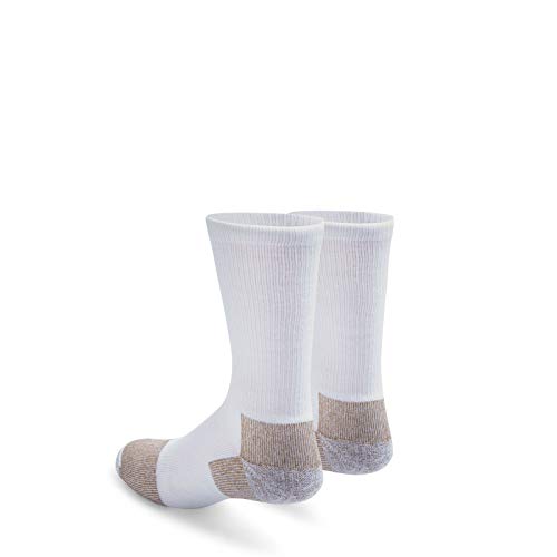 FOX RIVER Adult STEEL-TOE Lightweight Crew Sock 2 pack, Large, Black2