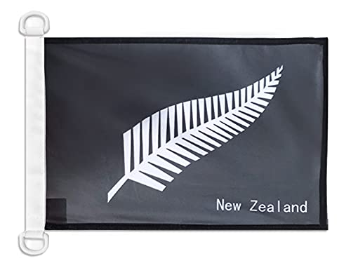 AZ FLAG New Zealand Fern Boat Flag 45x30 cm Mesh Polyester Plastic Rings — image 1