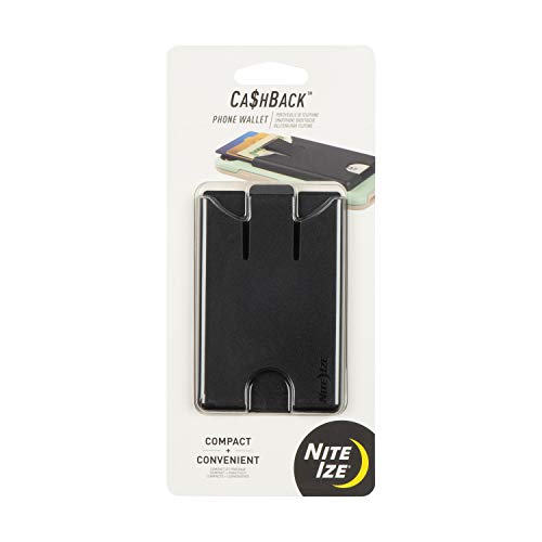 Nite Ize CashBack Portefeuille pour Téléphone Portable Noir avec Emplacement Cartes