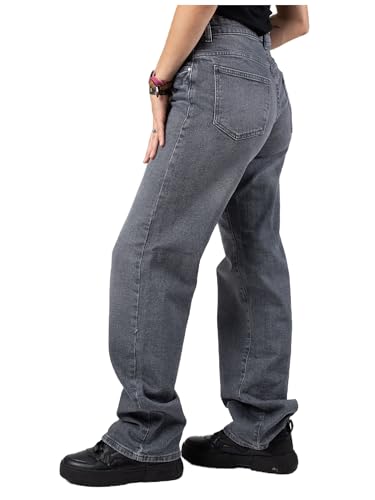 Jean Gris foncé Regular Noisy May coupe ample sans contrainte