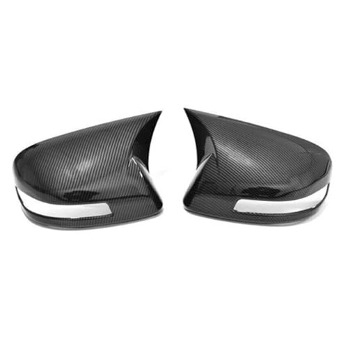 Ԃ̃obN~[nEWO For For Civic 2012-2015 Car Rearview Side Mirror Cover Wing Cap Exterior Sticker Rear View(Carbon)