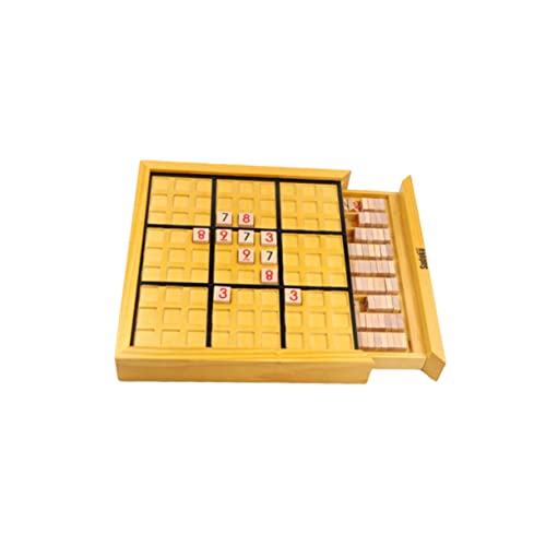 LIOOBO Intelligent Toy Puzzle Assemble Wooden Number Add up Sudoku Toys Logic Puzzles Adults Boys and Girls Board and Girls Game