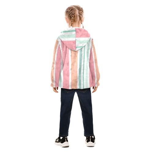 GuoChe Vertical Stripes Boy Fleece Jacket4