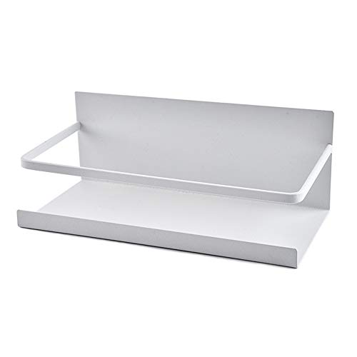 LokRoad Magnetic Storage Shelf Refrigerator Spice Rack Kitchen Organizer Single Tier Magnetic Fridge
