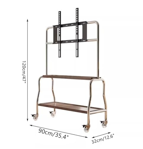 Soporte móvil universal para TV de 43-75 pulgadas miniatura 2