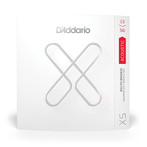 D’Addario XSABR1356 Cordes de guitare acoustique avec revêtement bronze pour guitare acoustique 6 cordes Taille M 13-56 - Les Beatles, Paul McCartney, John Lennon, RIngo Starr, George Harrison D'Addario XSABR1356 Cordes de guitare acoustique avec revêtement bronze pour guitare acoustique 6 cordes Taille M 13-56 – Image 3