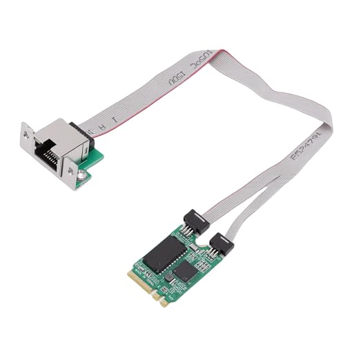 Tarjeta de Red Jiawu M.2 AE Key 2.5G Gigabit Ethernet con puerto RJ45 de 2.5Gbps para computadoras de escritorio, laptops y máquinas industriales miniatura 1