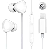 タイプC イヤホン 有線 マイク付き USB Type C イヤフォン カナル型 HIFI音質 c端子 通話可能 音量調整 iPhone 16│Xperia│Galaxy│PixelなどType Cポート搭載のデバイスに対応 収納袋付き image