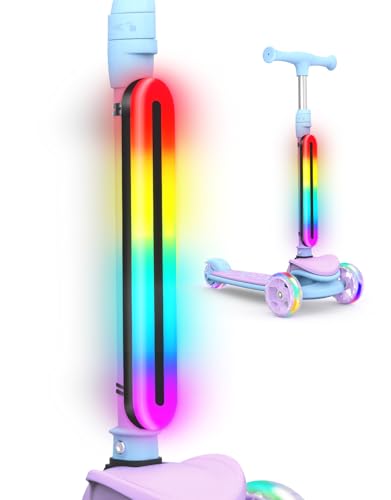 BELEEV LED Scooter Frame Light for Night Riding, 11 Flashing Effects, Battery...
