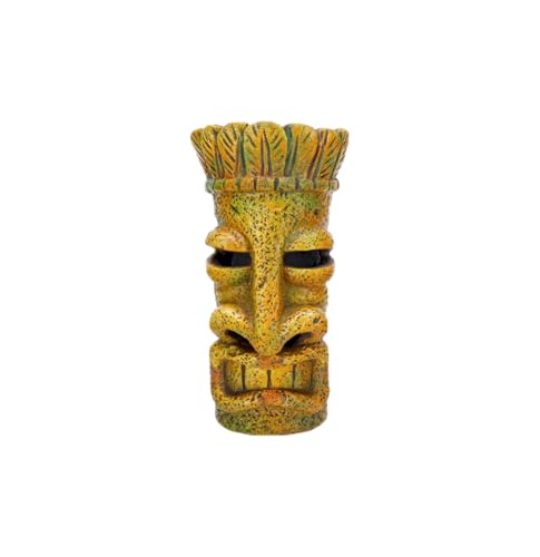 Image of Penn-Plax 1 Piece Only Assorted Tiki Resin Ornaments | Aquarium Decor for Fish Tanks | Small