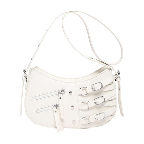Petit sac à bandoulière anti-encombrement en cuir PU souple rétro